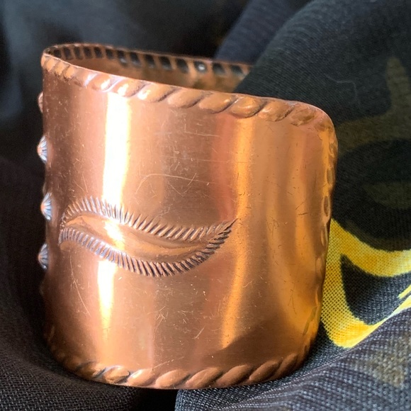 Copper Cuff Bracelet - Picture 4 of 7